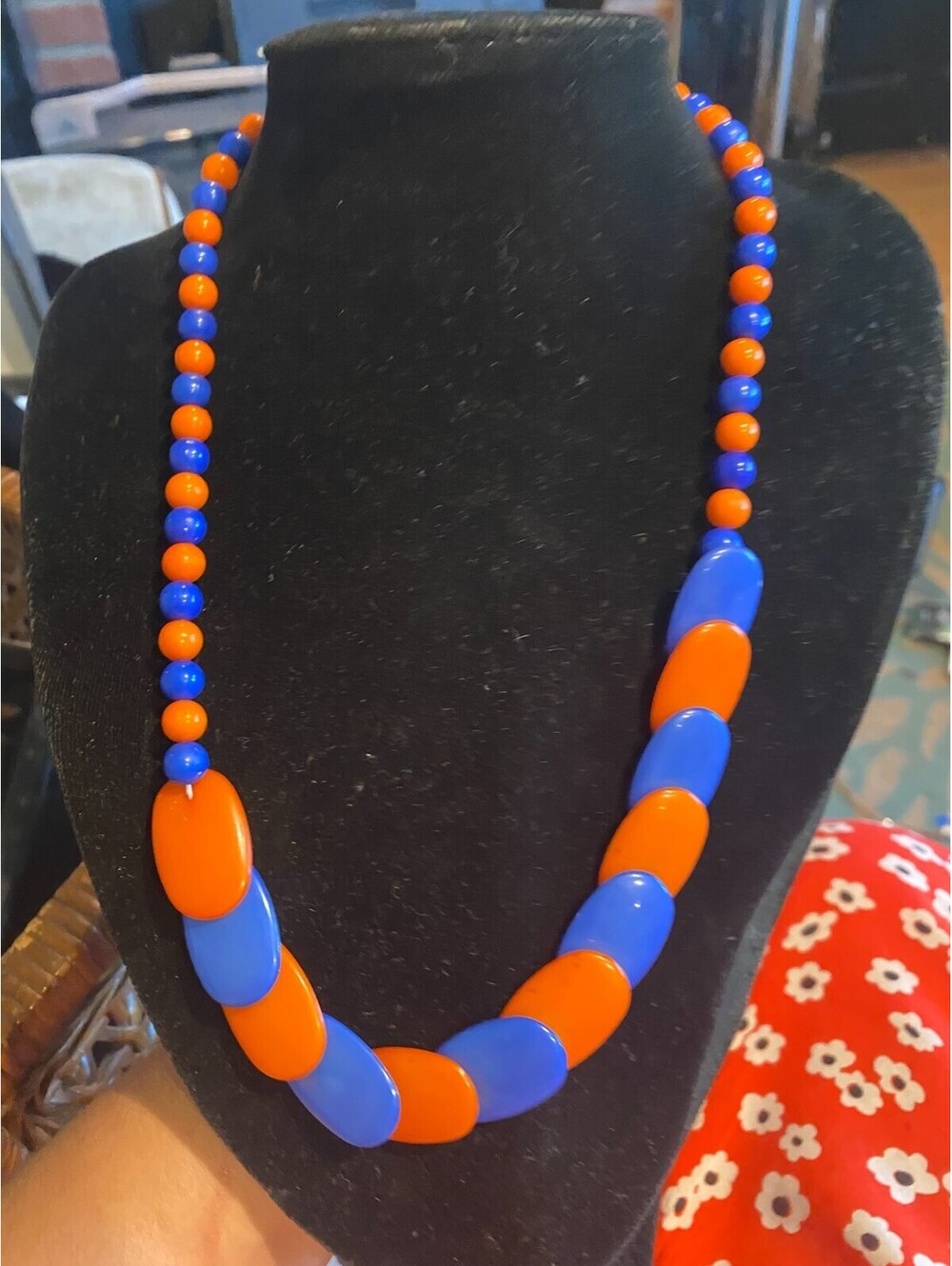 vintage boho statement necklace